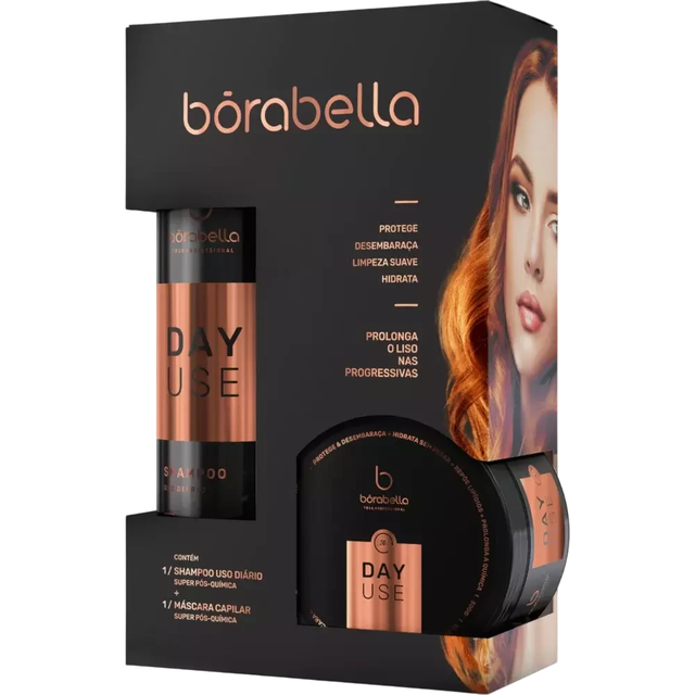Kit Day Use Pós Química Shampoo + Máscara 300g. - Borabella