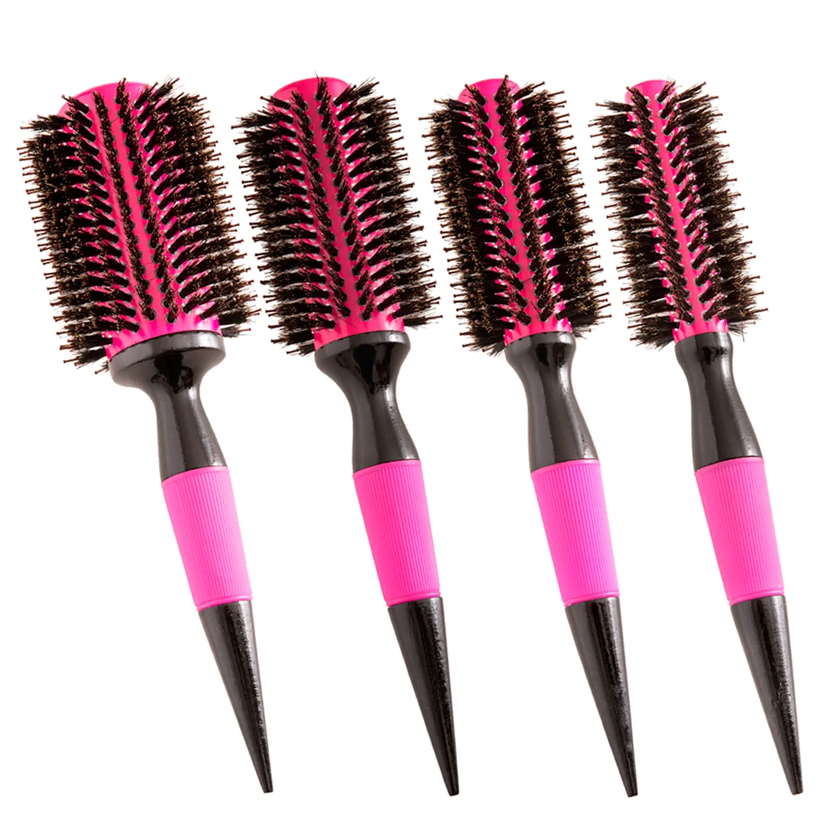 Kit 4 Escova de Cabelo Profissional Térmica Escobel Rosa