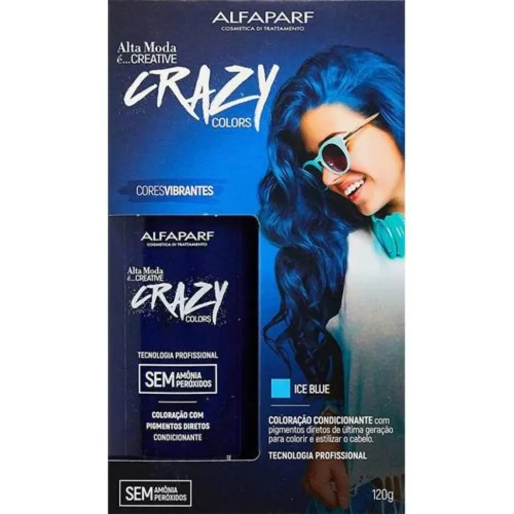 Tonalizante Crazy Color Ice Blue 120g