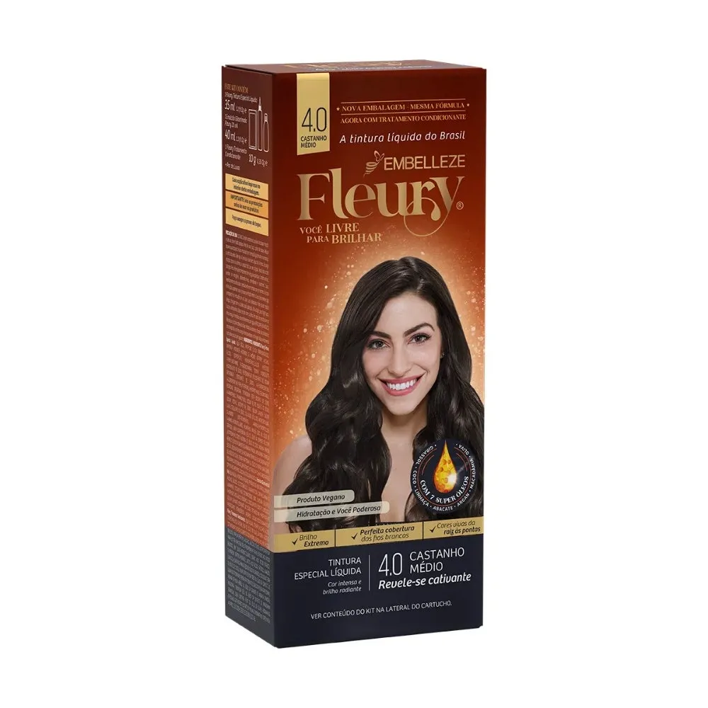 Tonalizante Fleury 4.0 Castanho