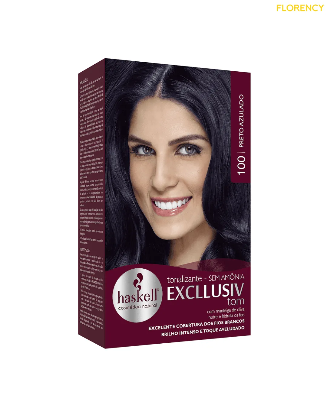 Tonalizante Haskell Excllusiv 100 Preto Azulado