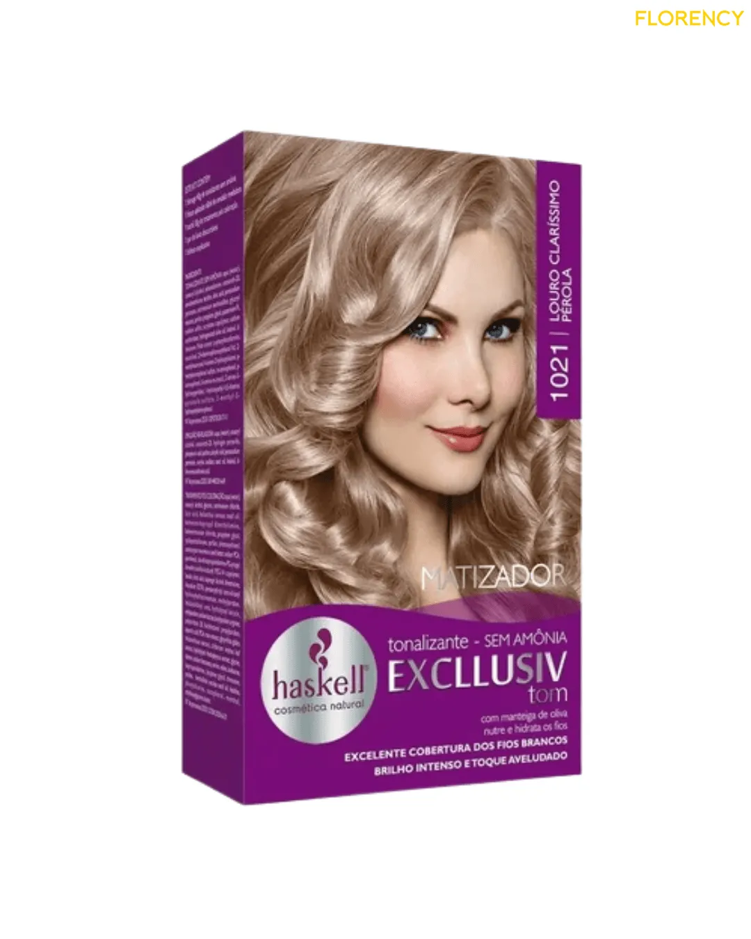 Tonalizante Haskell Excllusiv 1021 Louro Claríssimo Pérola