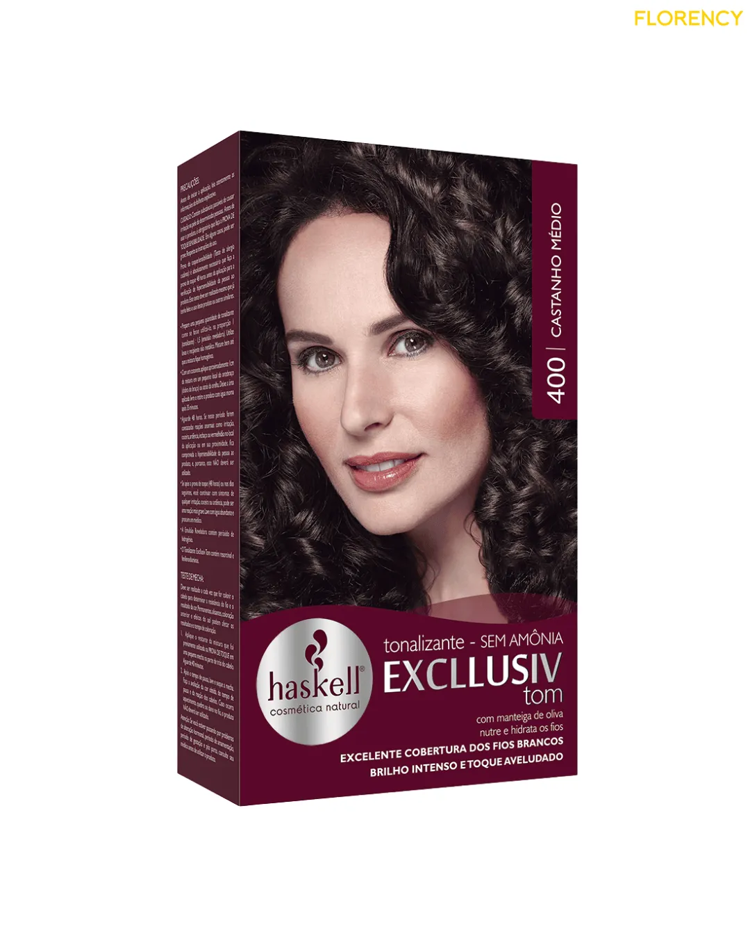 Tonalizante Haskell Excllusiv 400 Castanho Médio