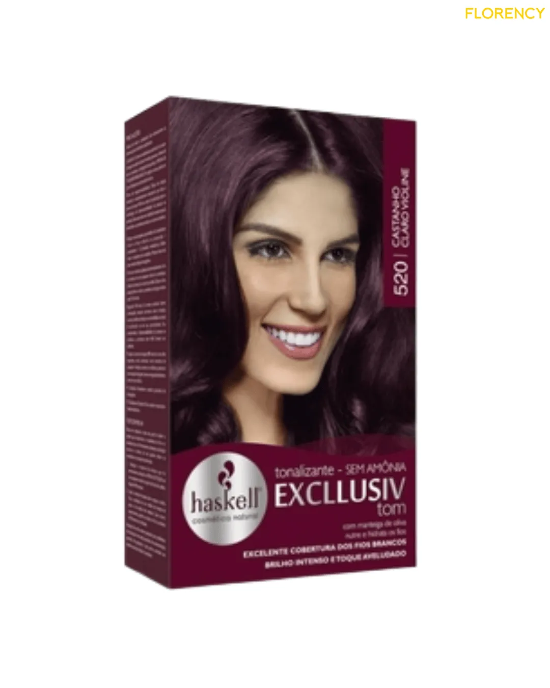 Tonalizante Haskell Excllusiv 520 Castanho Claro Violine