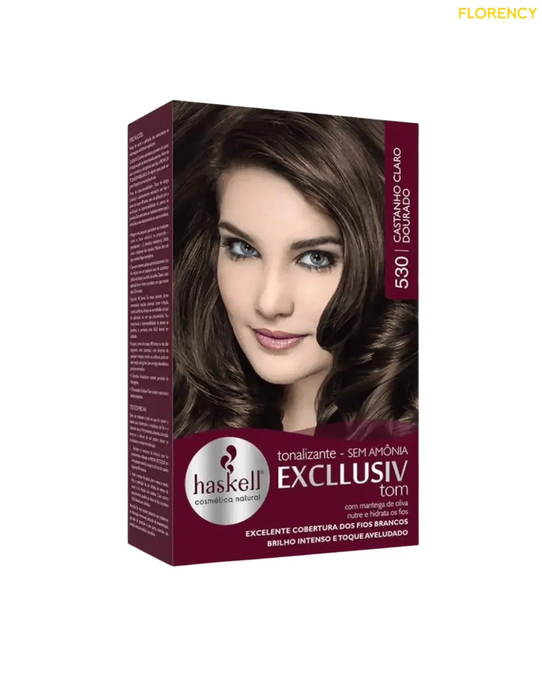 Tonalizante Haskell Excllusiv 530 Castanho Claro Dourado