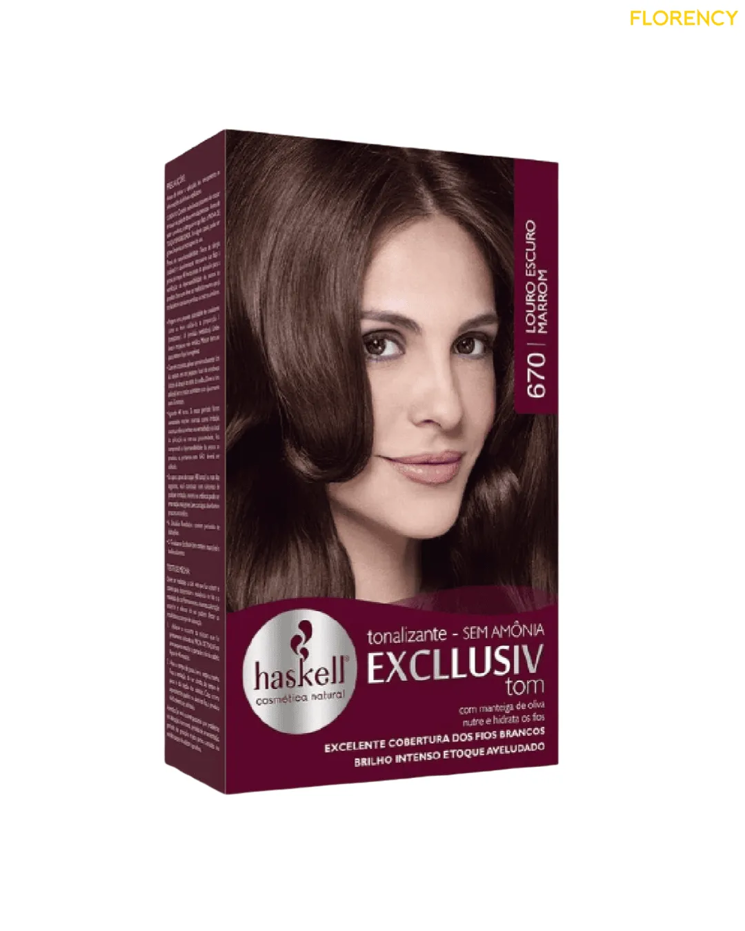 Tonalizante Haskell Excllusiv 670 Louro Escuro Marrom