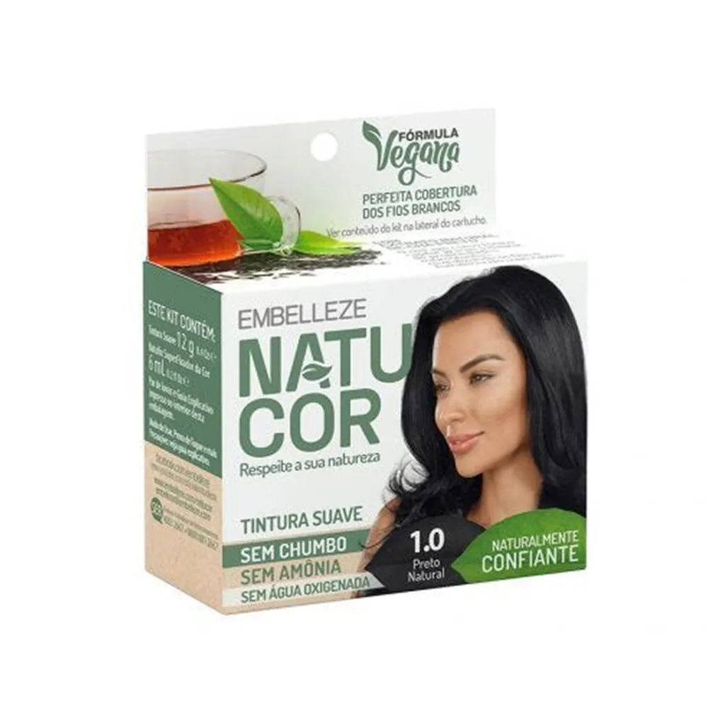 Tonalizante Natucor 1.0 Cha Preto