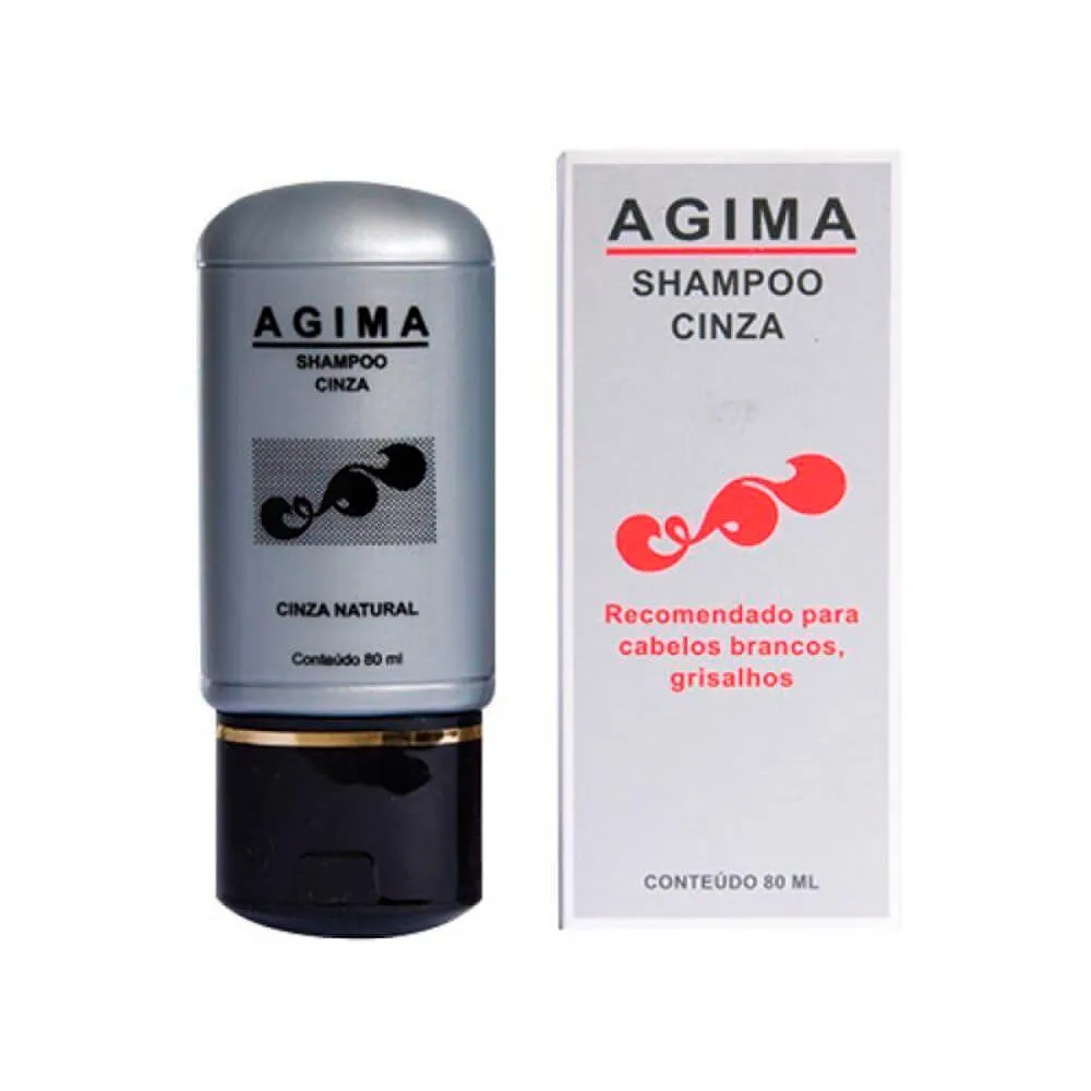 Tonalizante Shampoo Cinza Agima 80Ml