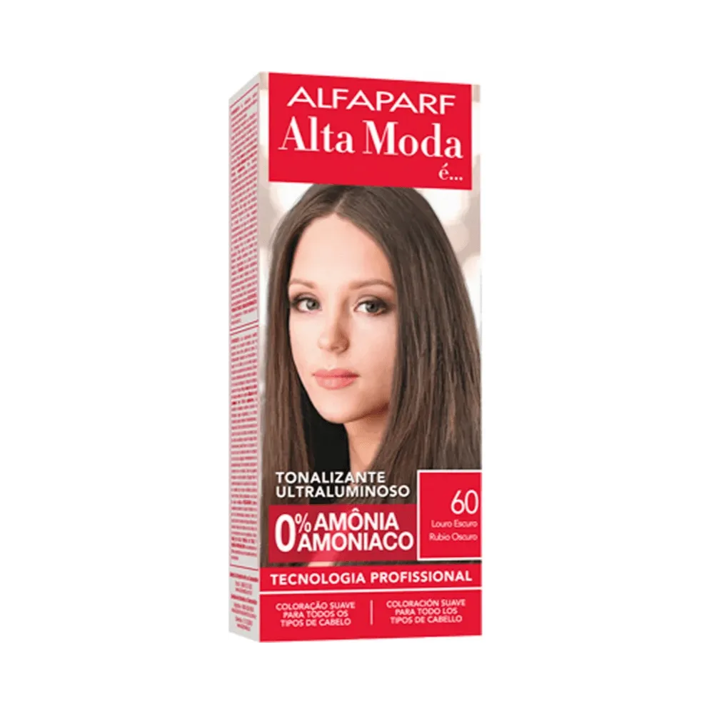 Tonalizante Ultraluminoso Loiro Escuro 60 Alta Moda Alfaparf - 120g