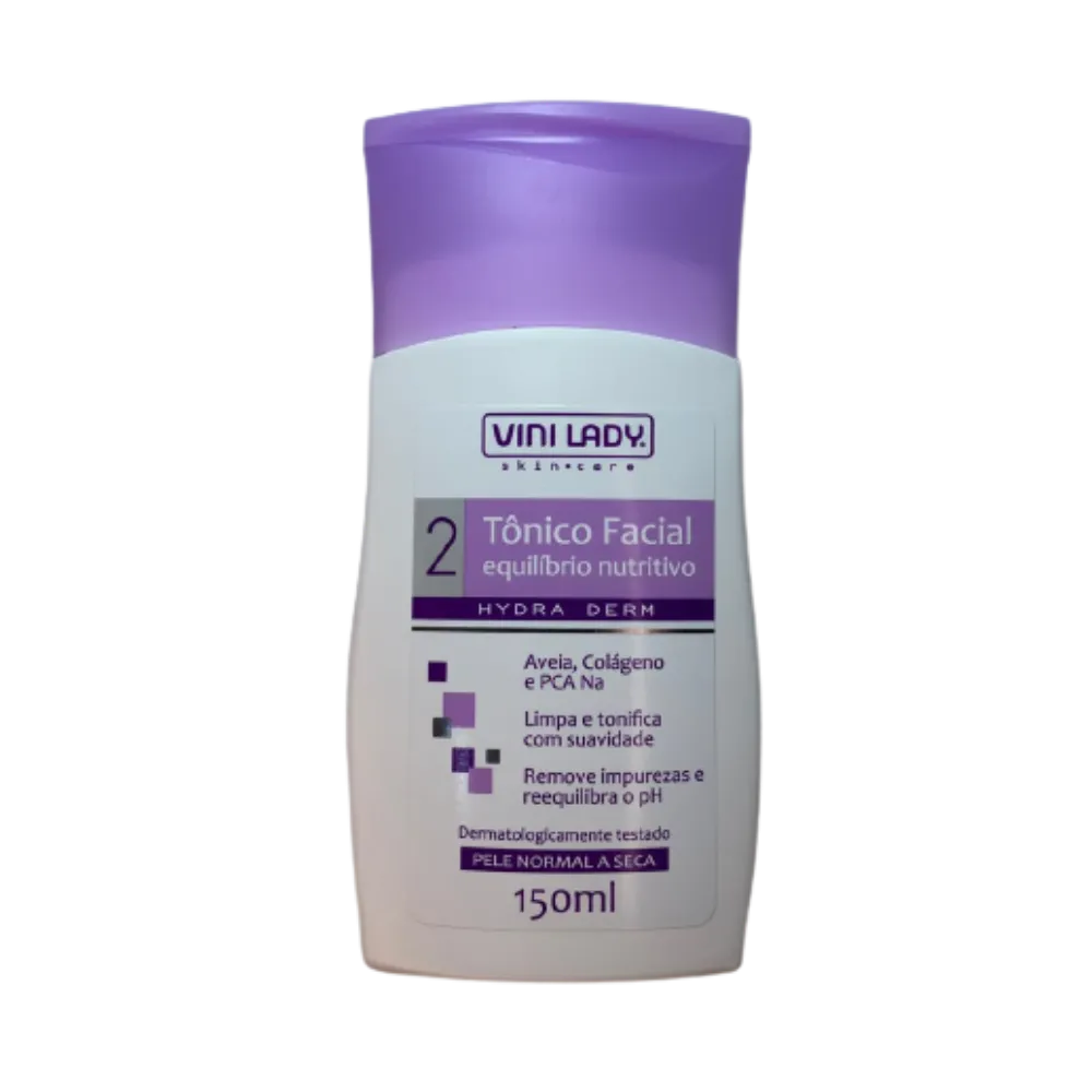 Tônico Facial Equilíbrio Nutritivo Vini Lady - 150ml