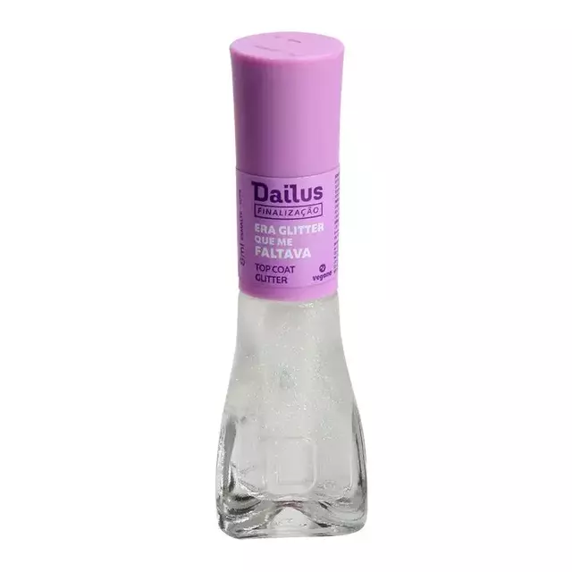 Top Coat Glitter Era Glitter Que Me Faltava - Dailus