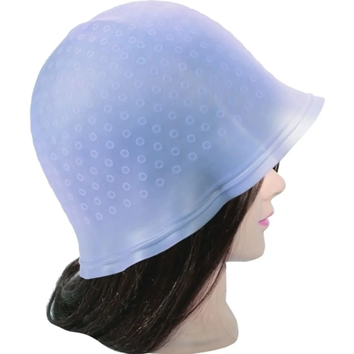 Touca Para Mechas Ingrid Com Agulha Modelo Magicap Azul