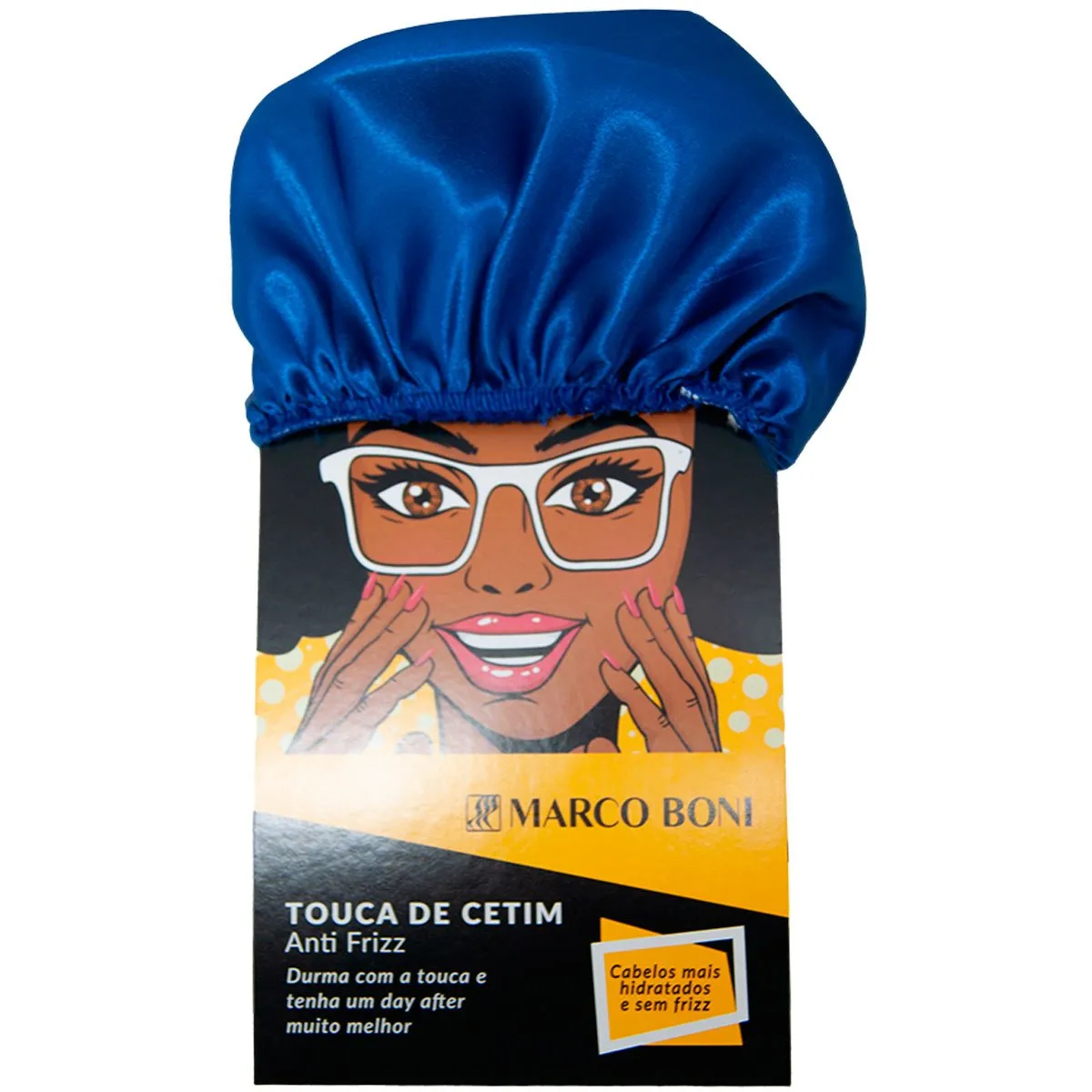 Touca de Cetim Anti Frizz Para Cabelo Marco Boni Sortido