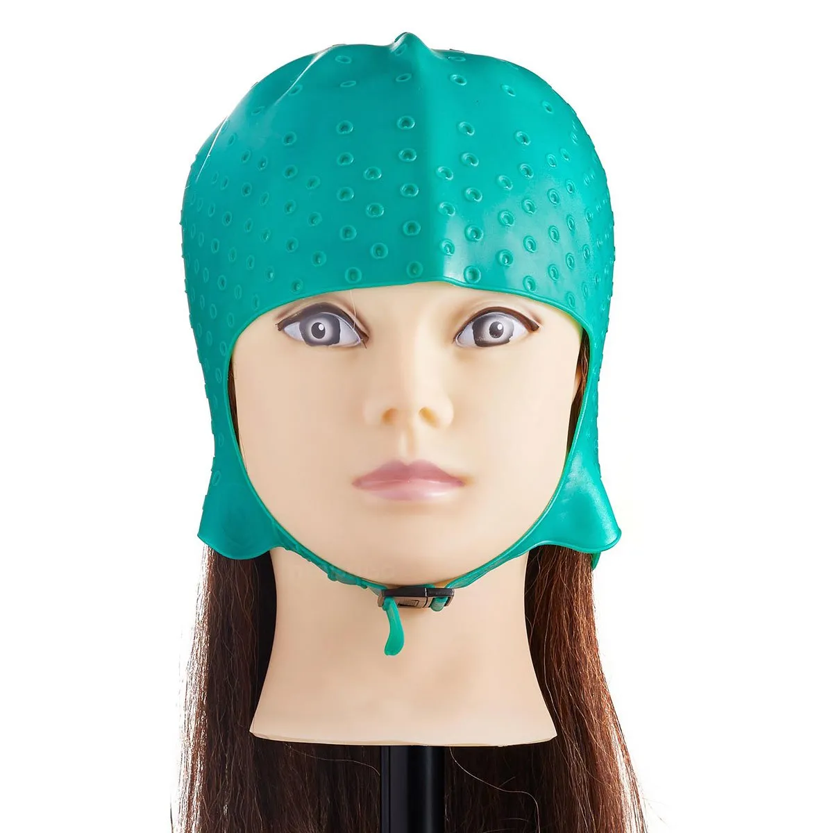 Touca Para Mechas Ingrid Com Agulha Modelo Magicap Verde