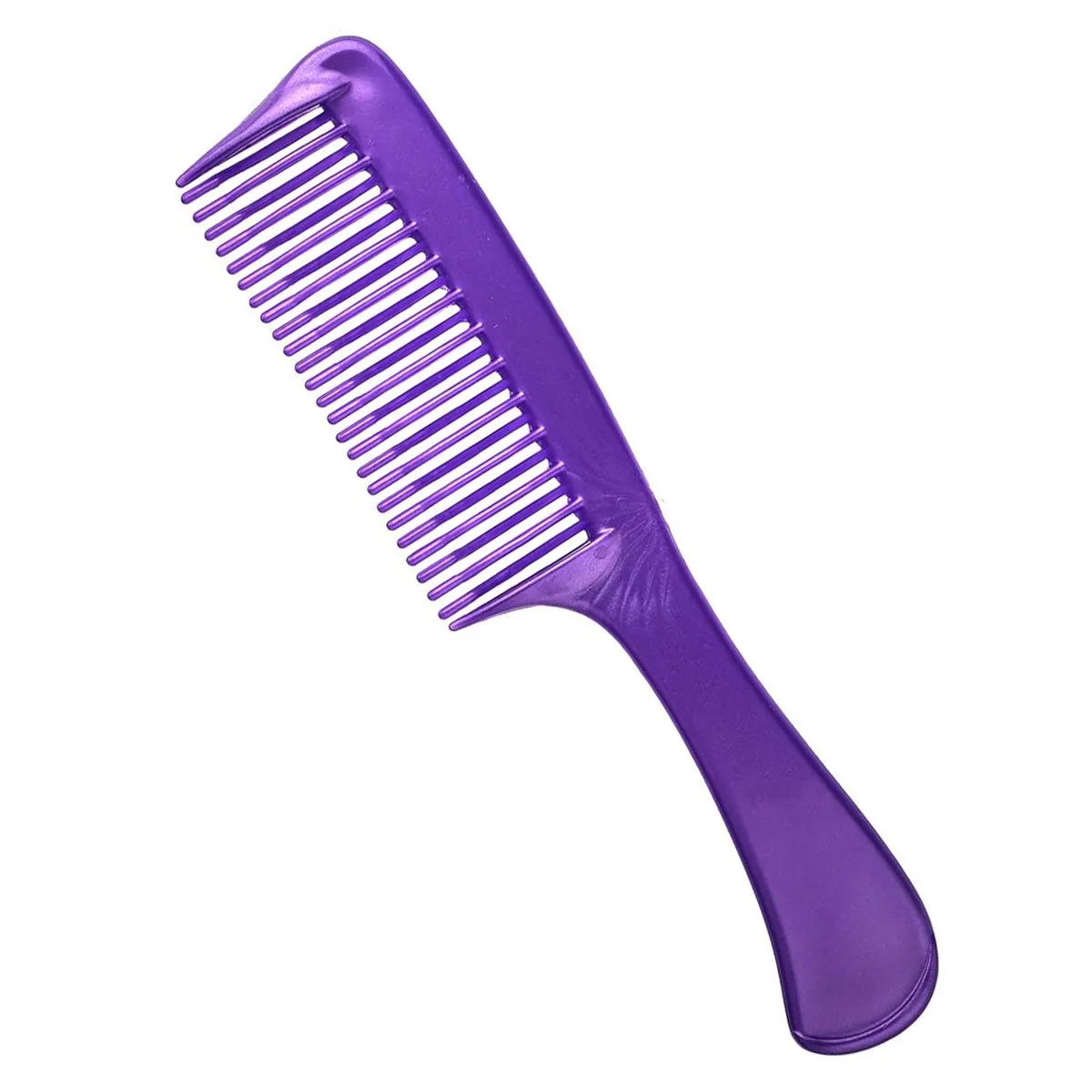 Pente de Cabelo Trançado 23cm Roxo