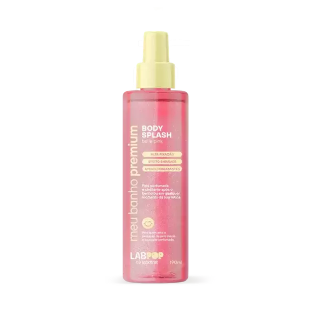 body splash belle pink meu banho premium 190ml - Labotrat