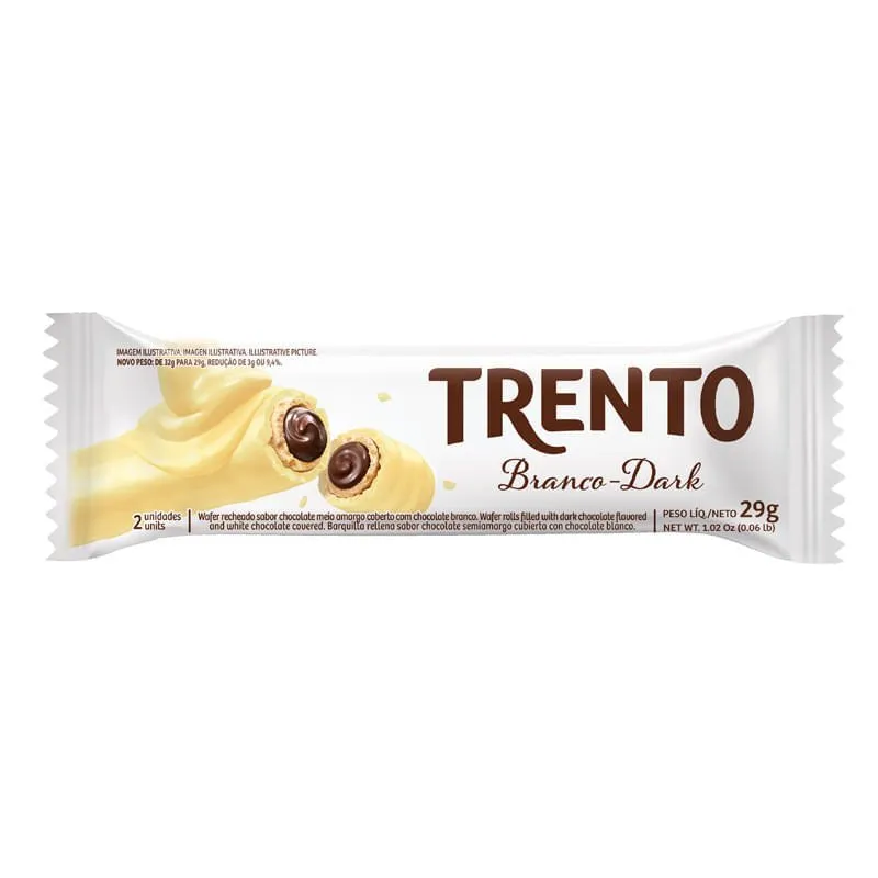 Trento Chocolate Branco Dark 29g