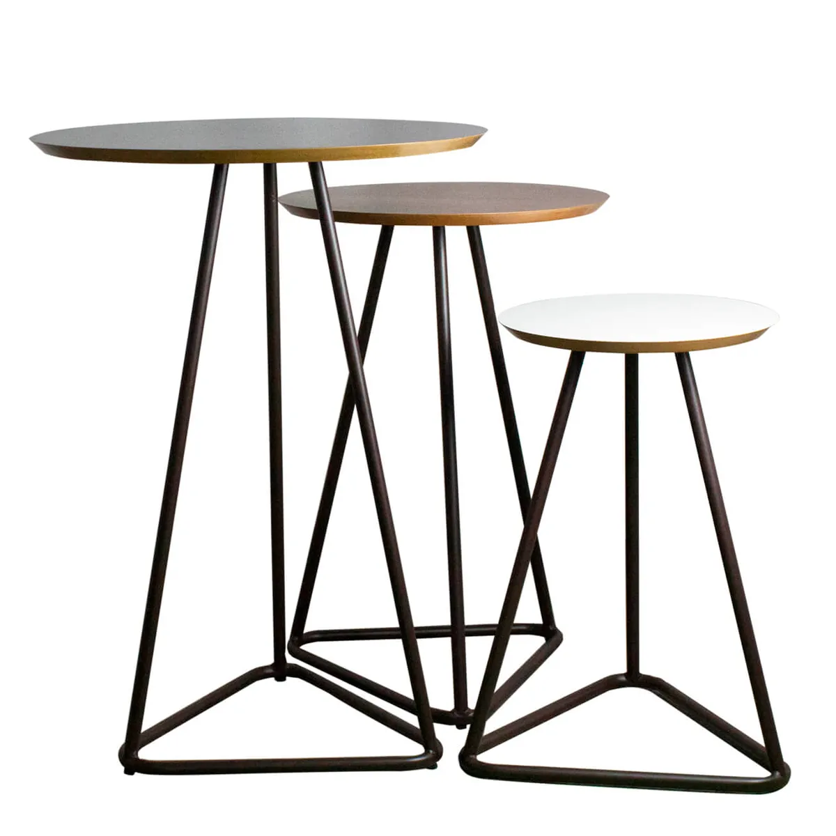 Kit 3 Mesas Recepção Barbearia e SalãoTriniti Kixiki P - M - G