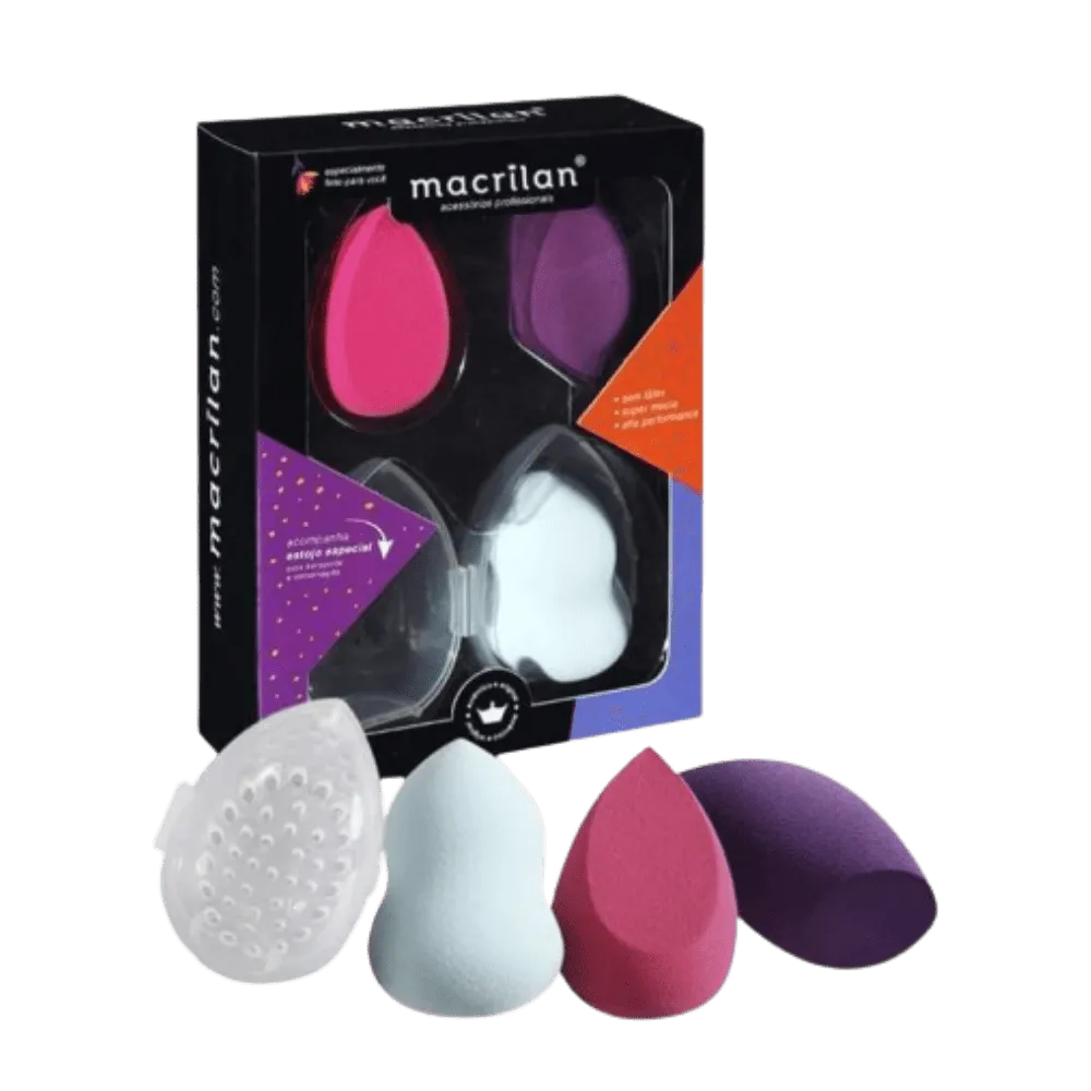 Trio de Esponjas EP07 com Case Macrilan - 1un