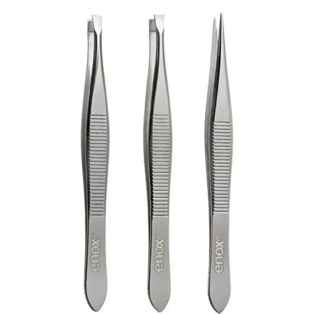 Trio de Pinças Enox Cód 1693