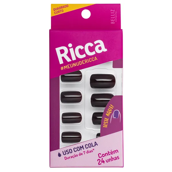 Unhas Ricca Chocolate Ref: 1959