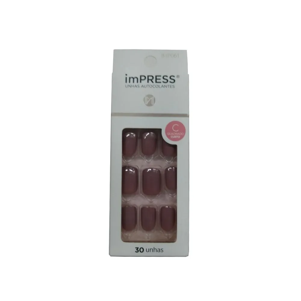 Unhas Postiças Kiss Impress Summer Nude