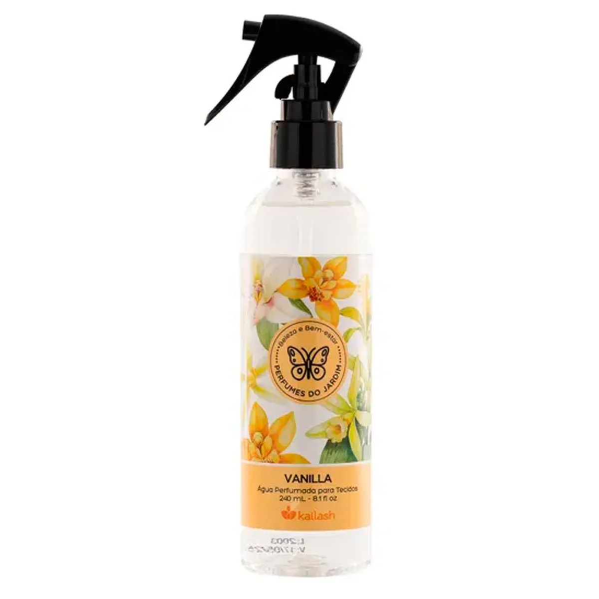 Água Perfumada para Tecidos Kailash 250mL Vanilla