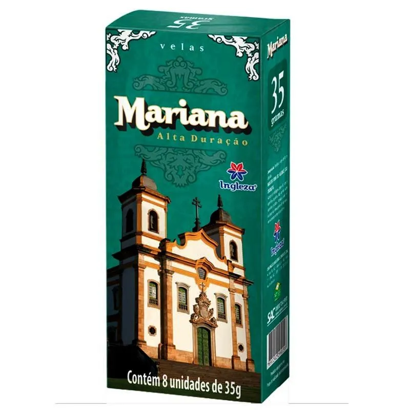 Velas Mariana Ingleza C/8x35g
