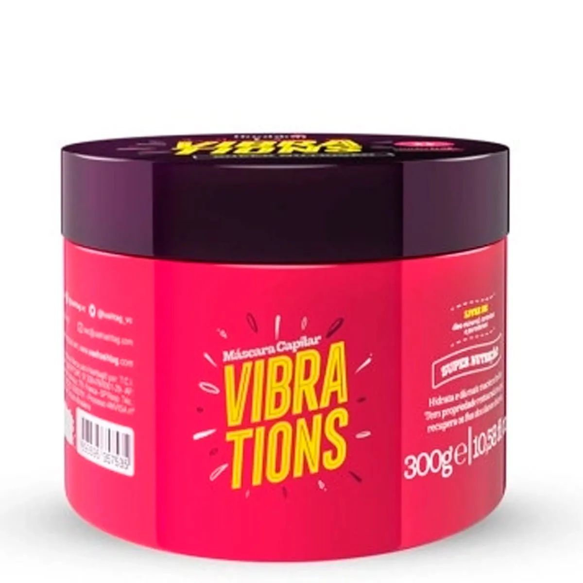 Máscara Capilar Hashtag Vibrations Nutrição 300g