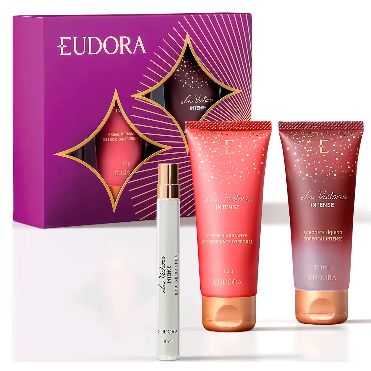 Kit Presente Dia das Mães La Victorie Intense Eudora 100ml