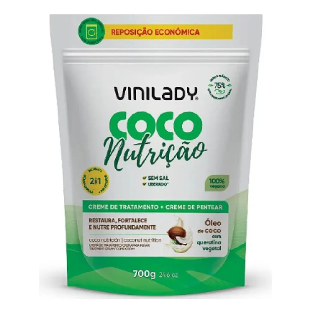 Vini Lady Creme de Tratamento Coco Nutrição - 700g