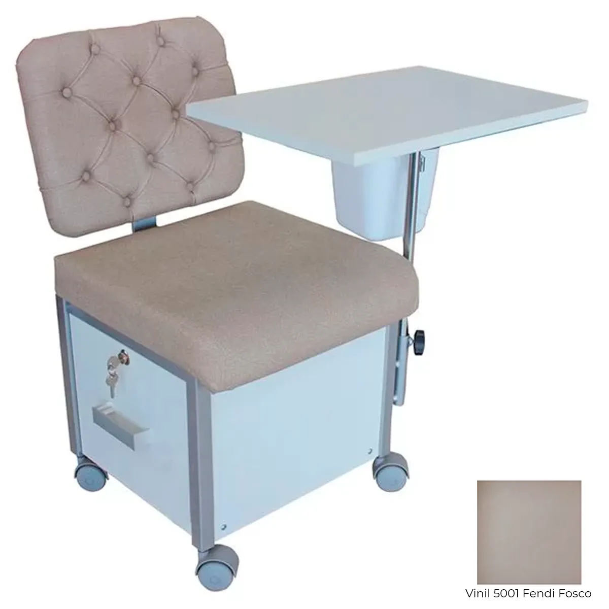 Ciranda Vicenza MDF Branco Kixiki Fendi Fosco