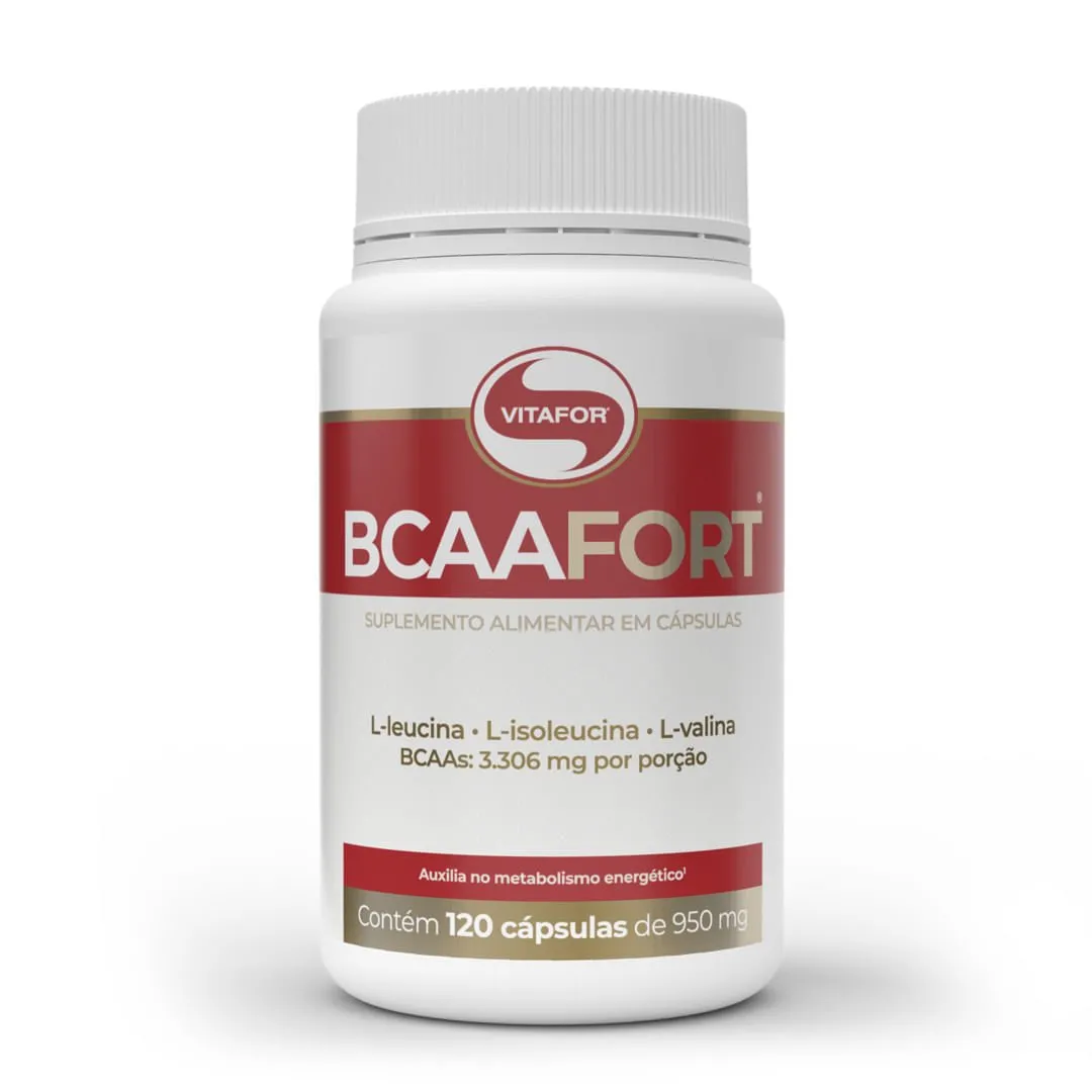 Vitafor BCAA Fort com 120 Cápsulas
