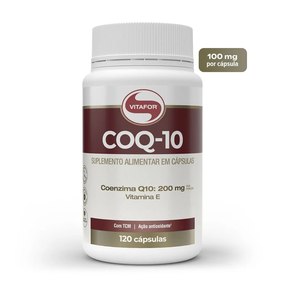 Vitafor Coenzima Q10 200mg 120 Cápsulas