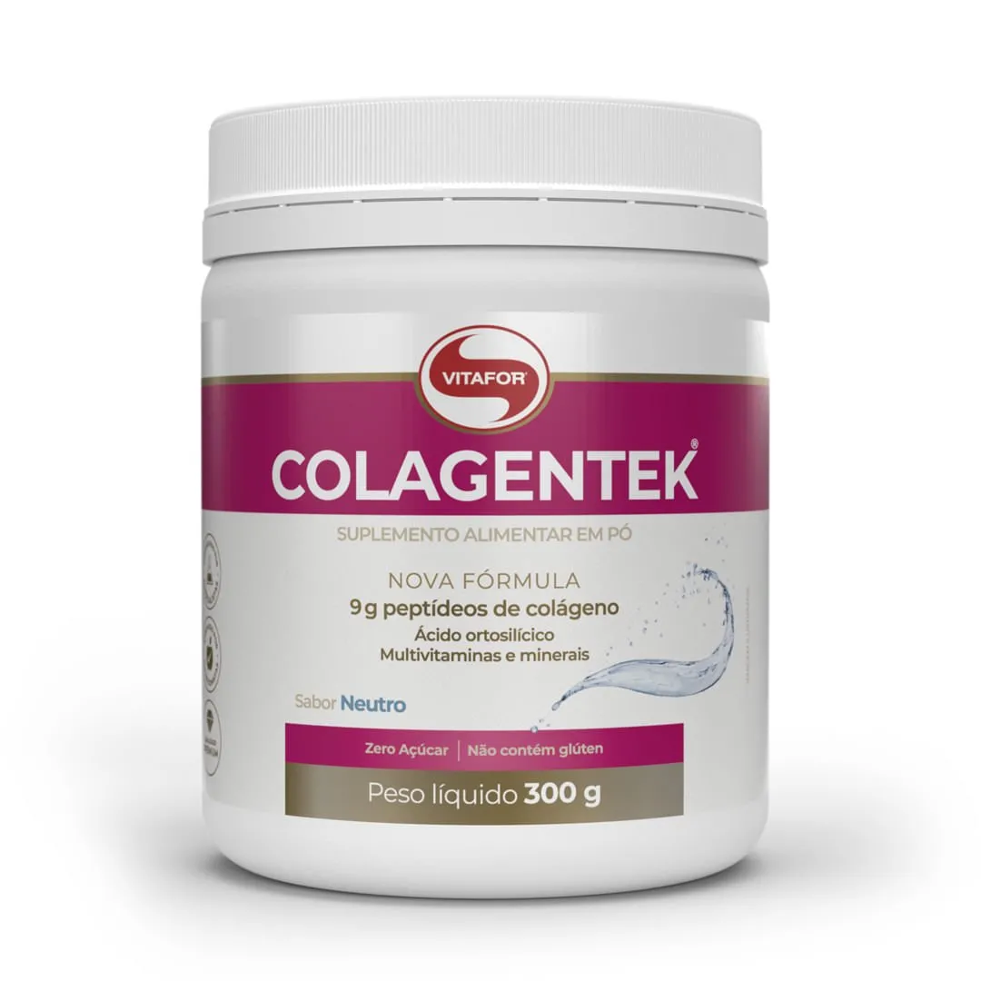 Vitafor Colagentek Neutro Sem Sabor Pó 300g