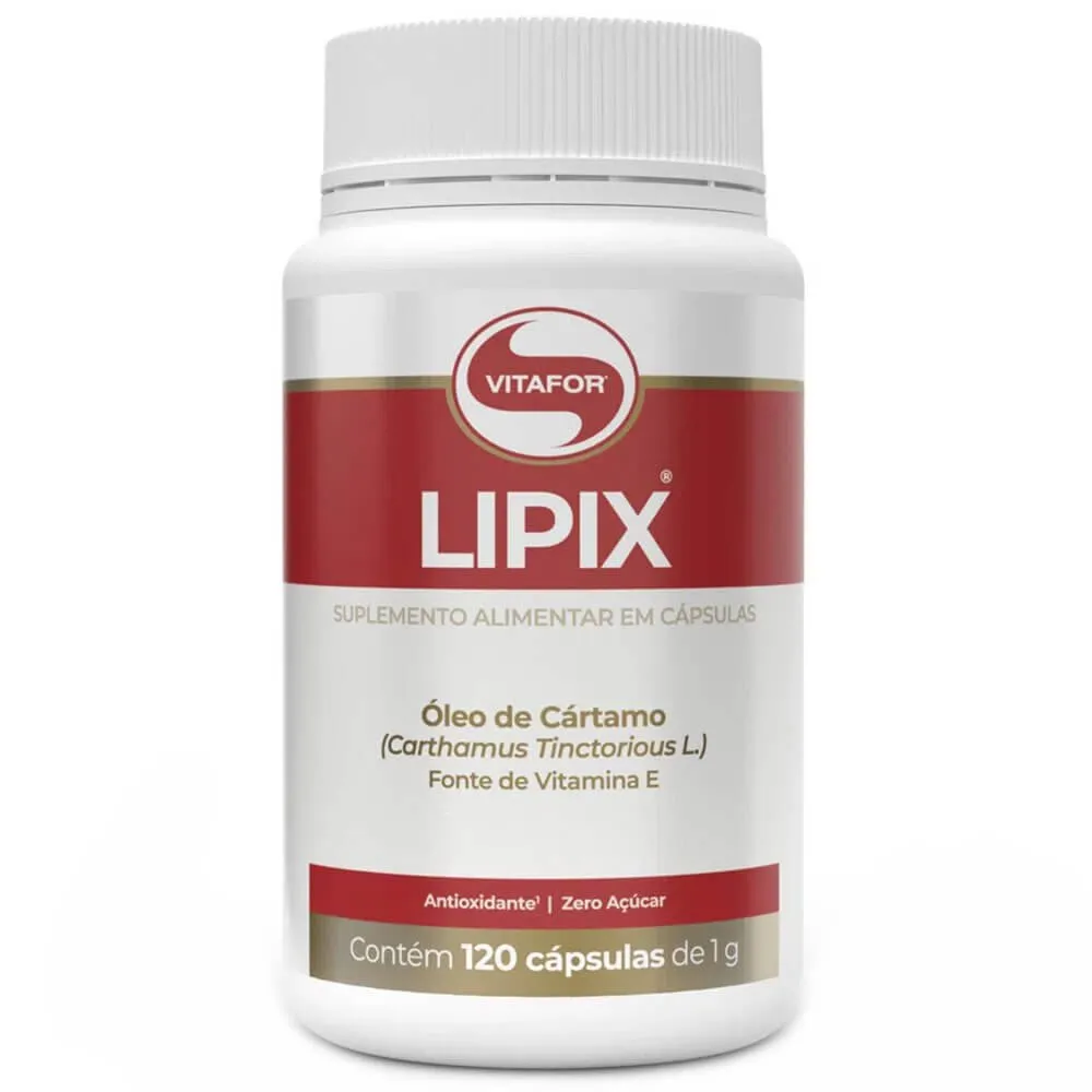 Vitafor Lipix Cártamo 1000mg com 120 Cápsulas