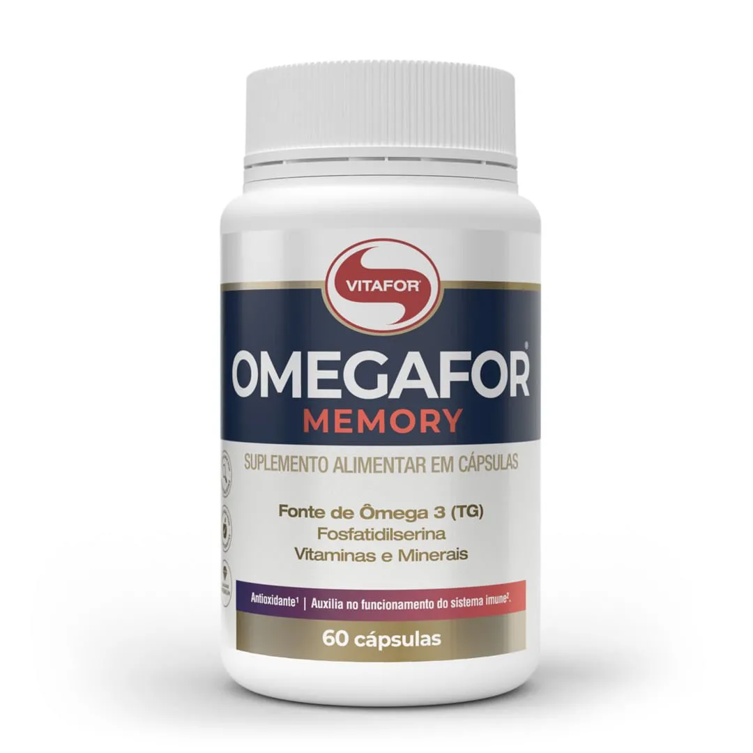 Vitafor Omegafor Memory Com 60 Cápsulas