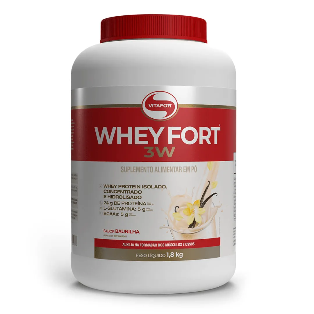 Vitafor Whey fort 3W Baunilha 1.800g