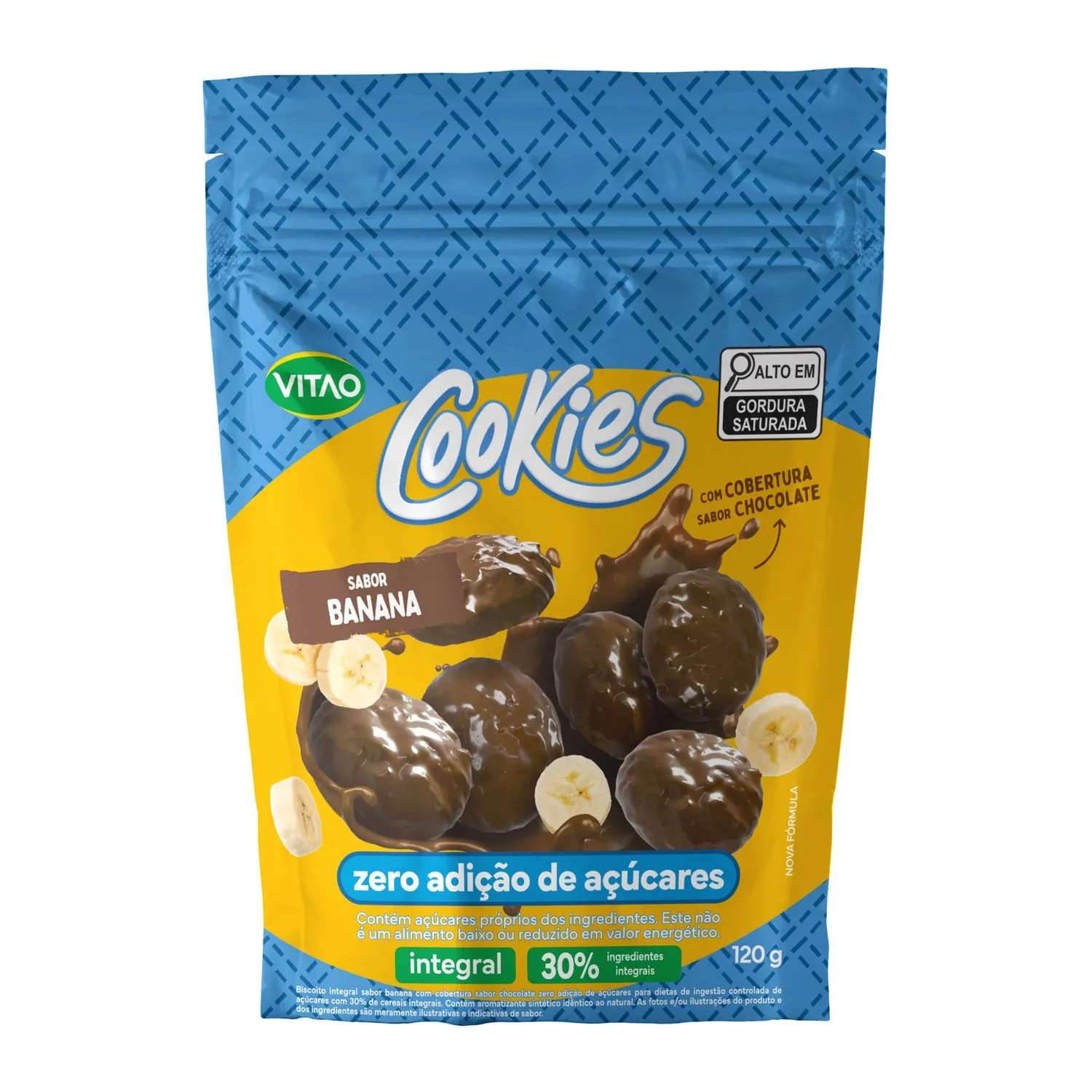 Vitao Cookies Banana Chocolate Zero 120g