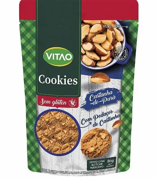 Vitao Cookies Castanha do Pará Sem Glúten 120g