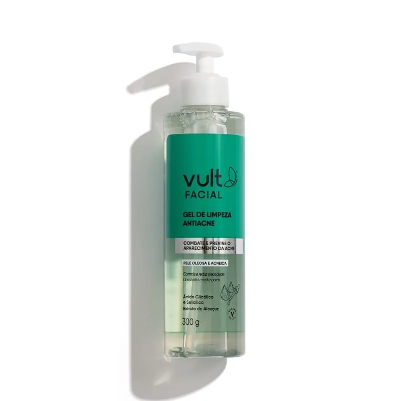 Vult Gel de Limpeza Antiacne Facial 300g