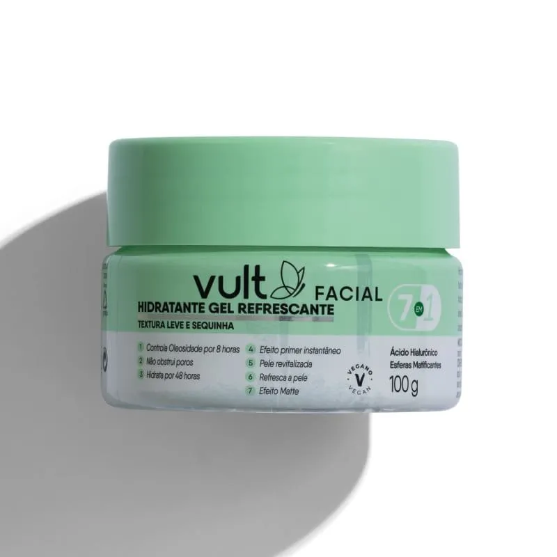 Vult Gel Hidratante Facial Refrescante 7 em 1 100g