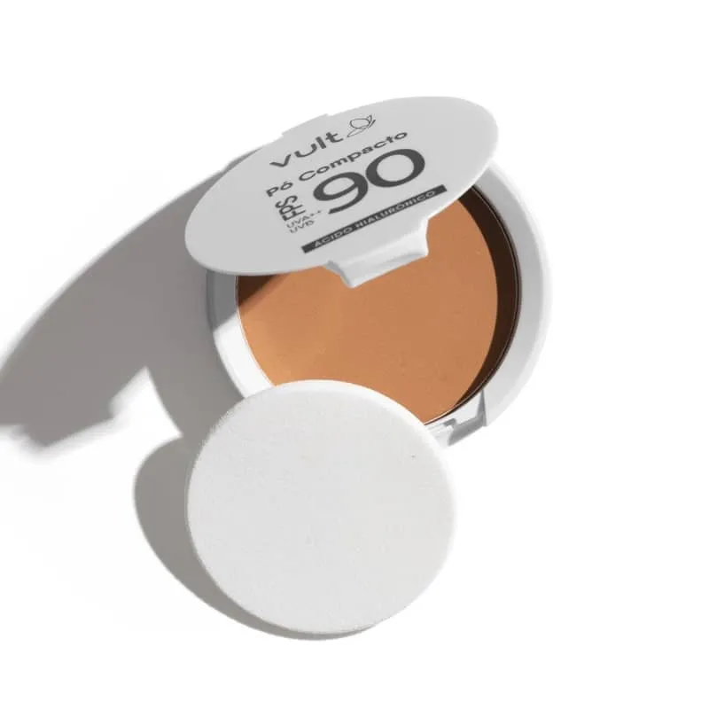 Vult Pó Compacto Facial Médio Escuro Cor 4 FPS 90 6g