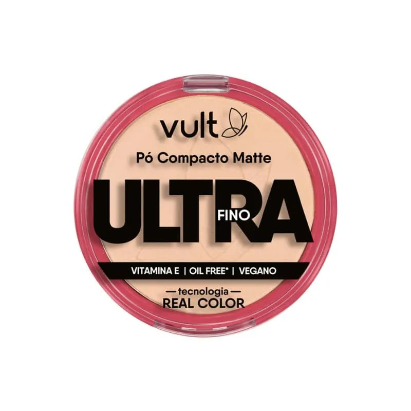 Vult Pó Compacto Matte Ultrafino Cor V410