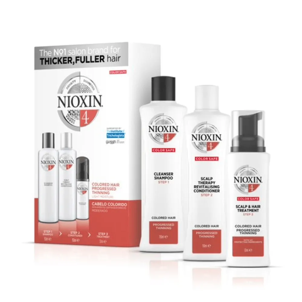 Nioxin Kit Sistema 4 Sh 150ml + Cond 150ml + Leave-in 40ml