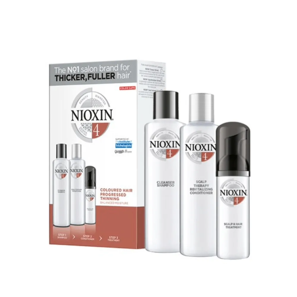 Nioxin Kit Sistema 4 Sh 300ml + Cond 300ml + Leave-in 100ml
