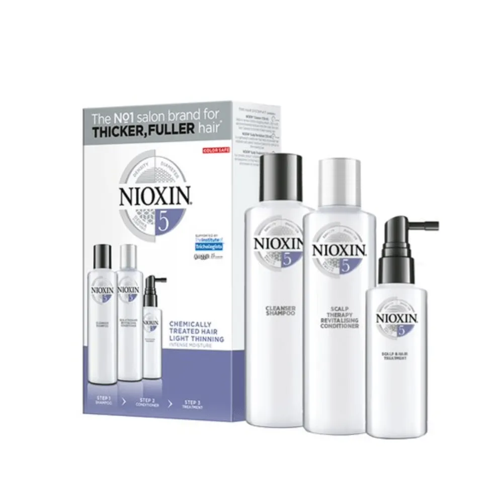 Nioxin Kit Sistema 5 Sh 150ml + Cond 150ml + Leave-in 50ml
