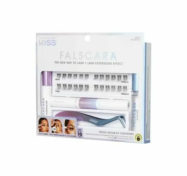 kit cílios postiço 83671 falscara - kiss