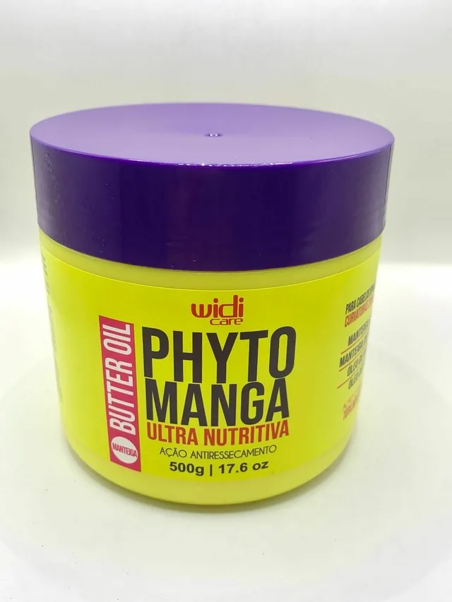 Máscara phytomanga ultra nutritiva ação antiressecamento butter oil  500g - Widi Care