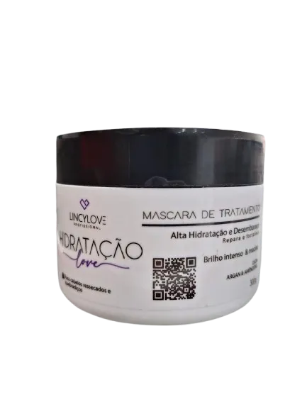 Máscara Tratamento Hidratação Love 300G Lincy Love
